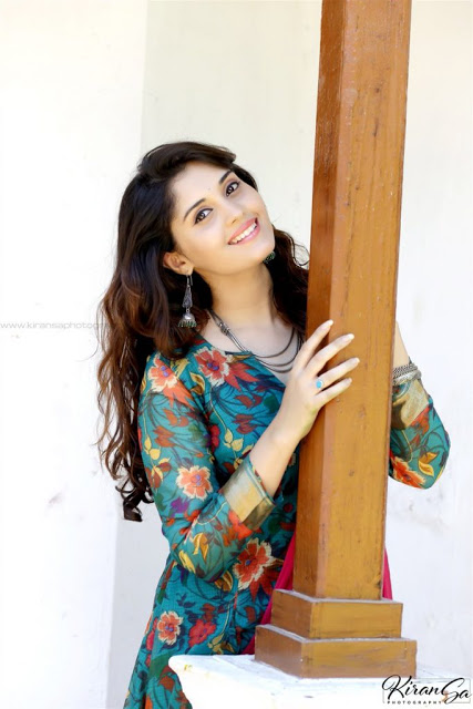 Beautiful Actress Surabhi Photoshoot in Blue Dress 6